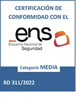 Sello Esquema Nacional de Seguridad en SIGMA