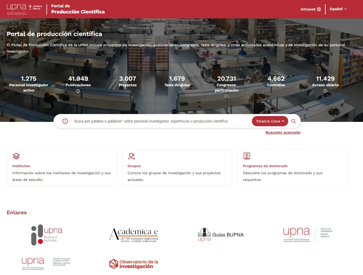 Lanzamos el nuevo Portal de Producción Científica de la UPF